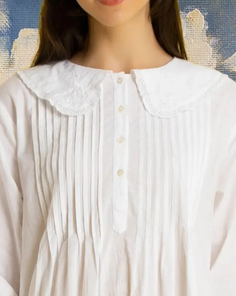 nightgown with peter pan collar