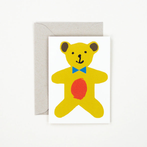 greeting card - little teddy bear