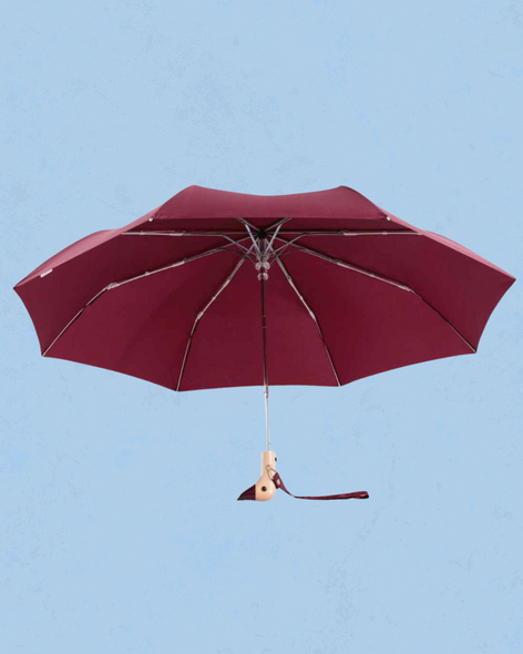 Original Opened Duckhead eco-friendly umbrella in cherry 
