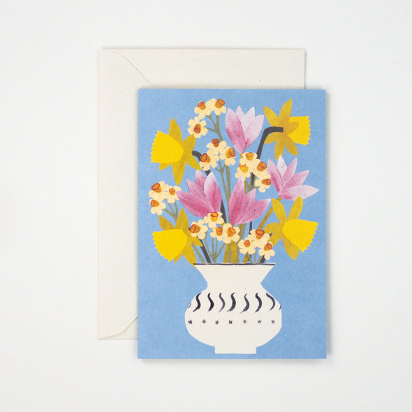 greeting card - spring flowers