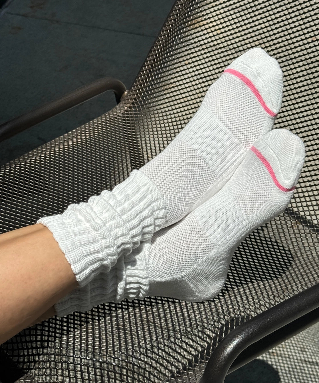 socks - ballet - white