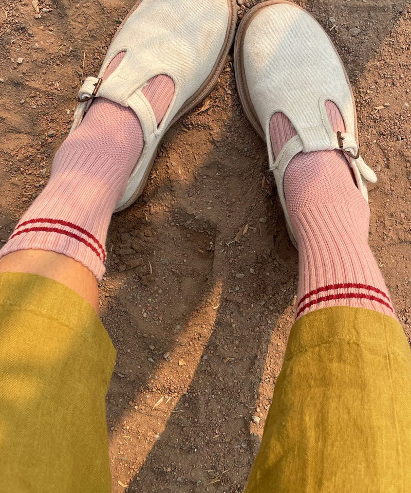 chaussettes - petit ami - rose vintage