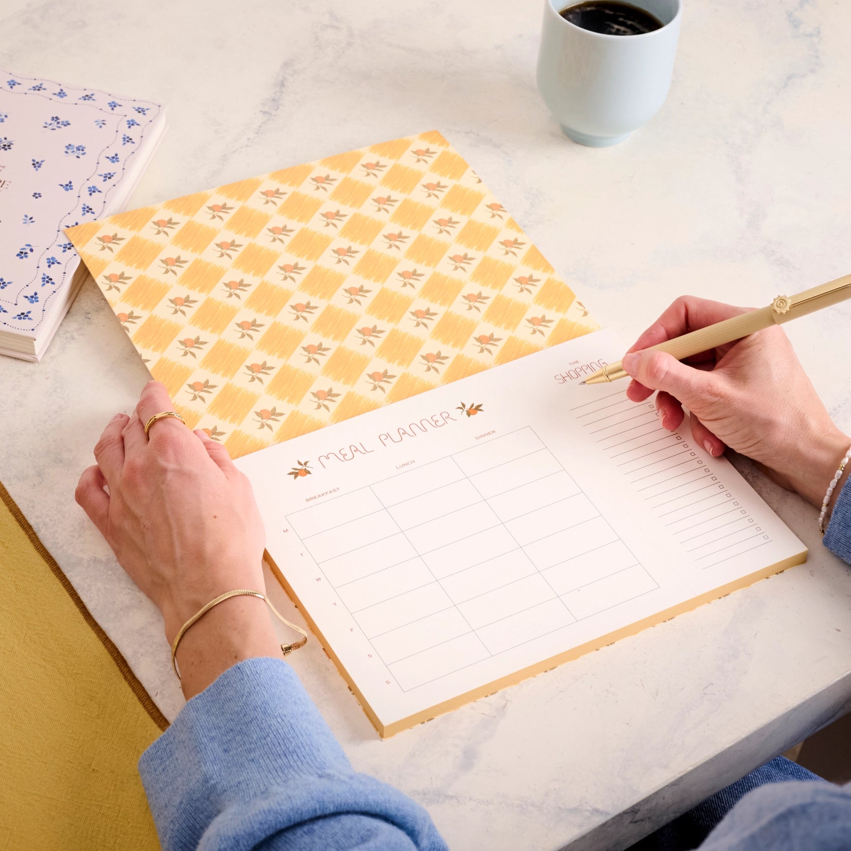 meal planner - orange check