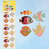 sticker sheet - tropical fish