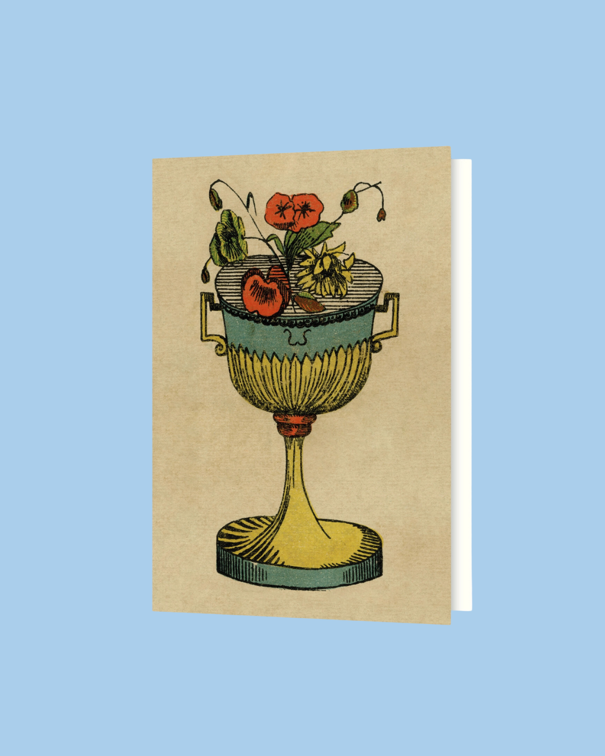 greeting card - tarot cup