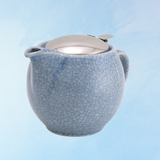 ceramic teapot 15 oz - crackle lavender