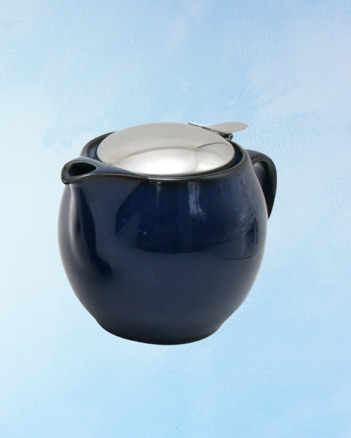 ceramic teapot 15 oz - blue jean
