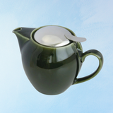 ceramic teapot - 19.6 oz: antique green