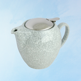 ceramic teapot 19.6 oz - crackle blue