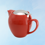 ceramic teapot 19.6 oz - tomato