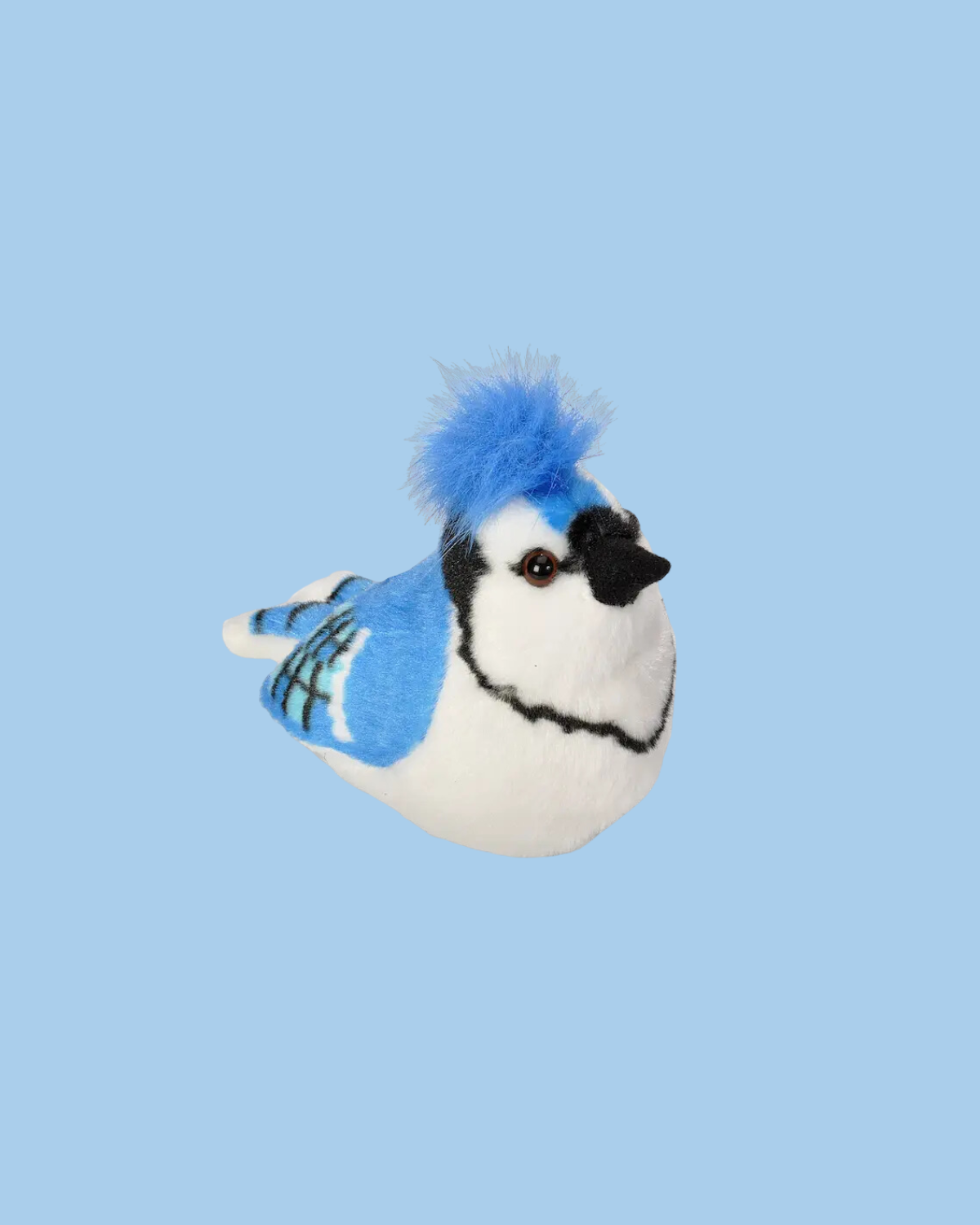 stuffed animal - singing blue jay