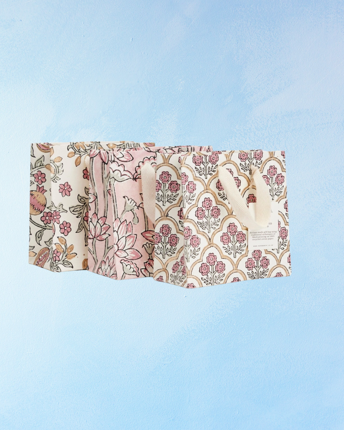 small gift bag - pink earth (multiple styles)