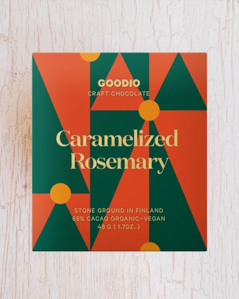 goodio chocolate - caramelized rosemary