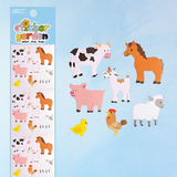 sticker sheet - farm animals