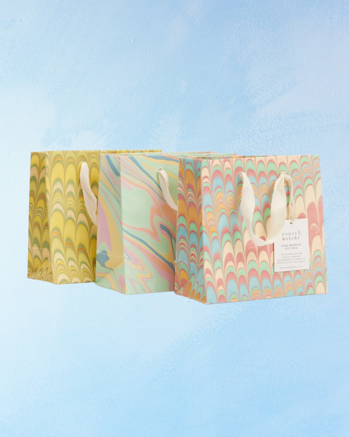 small gift bag - marble bouquet (multiple styles)