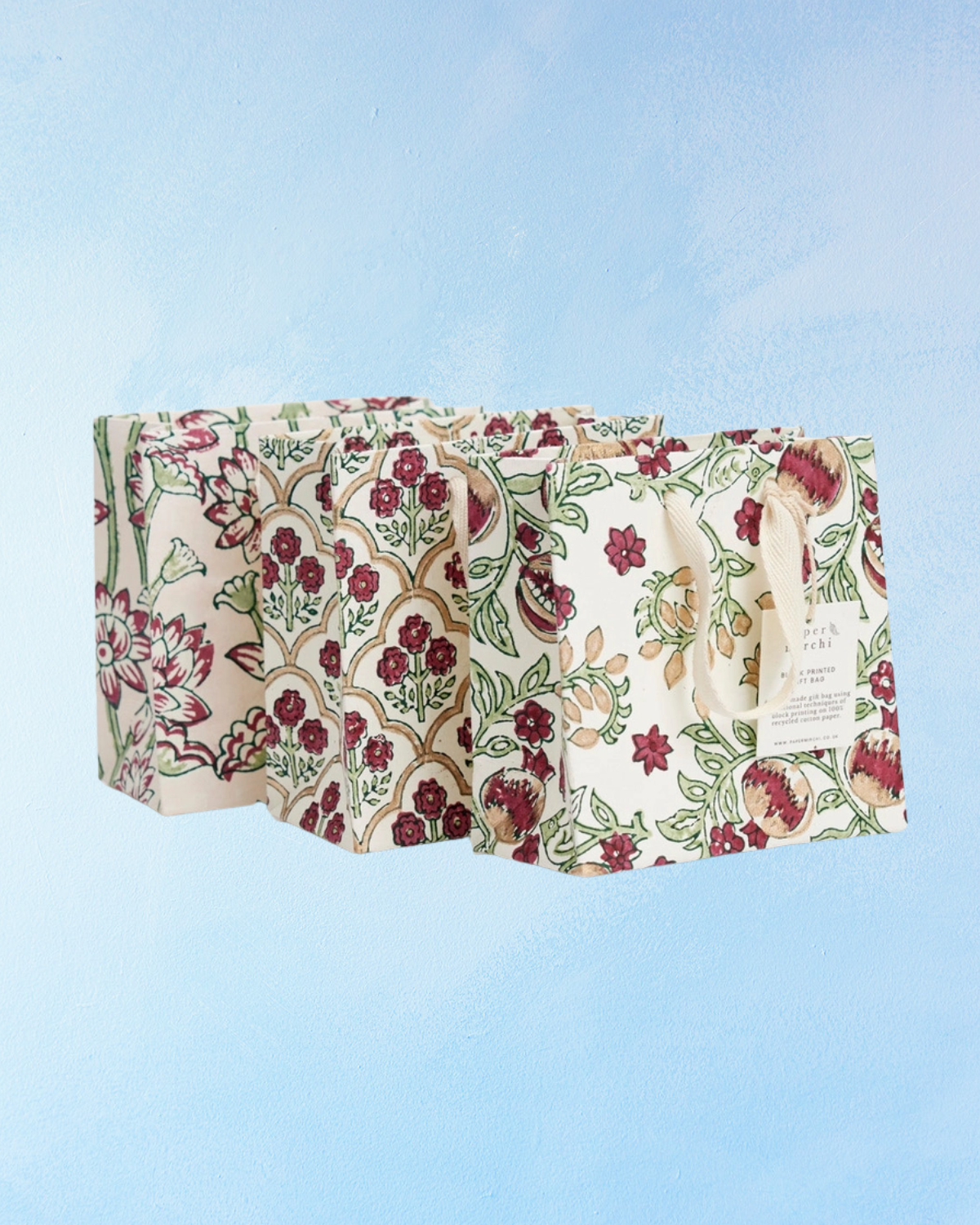 small gift bag - cherry (multiple styles)