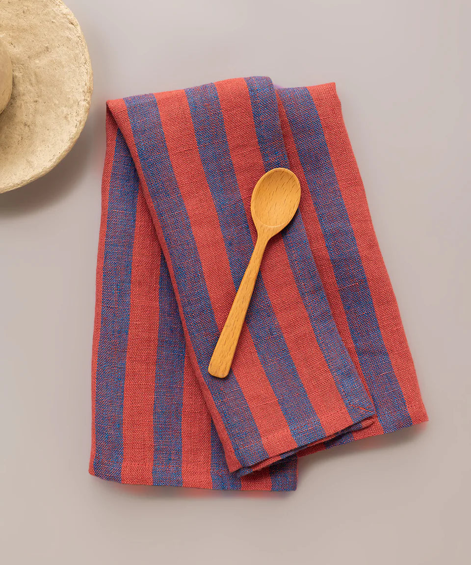 napkins - linen roso: red (set of two)