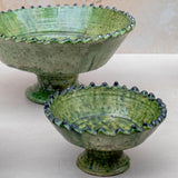 ceramic - tamegroute footed bowl (multiple sizes)
