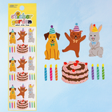 sticker sheet - birthday pets