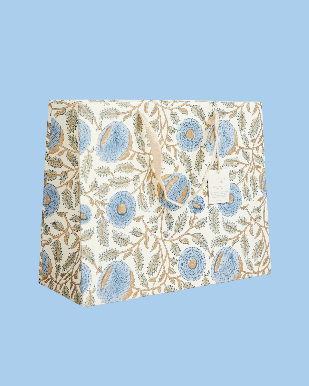 large gift bag - blue stone (multiple styles)