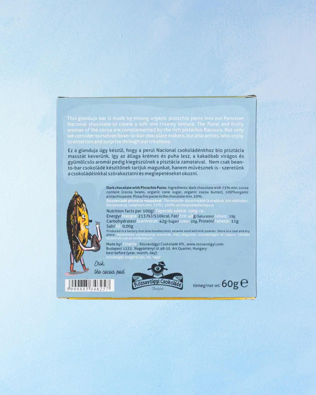 chocolate - gianduja with pistachio