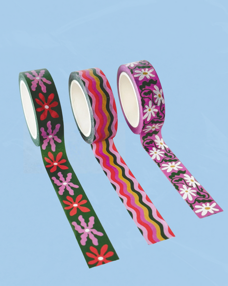 washi tape - wavy daisy