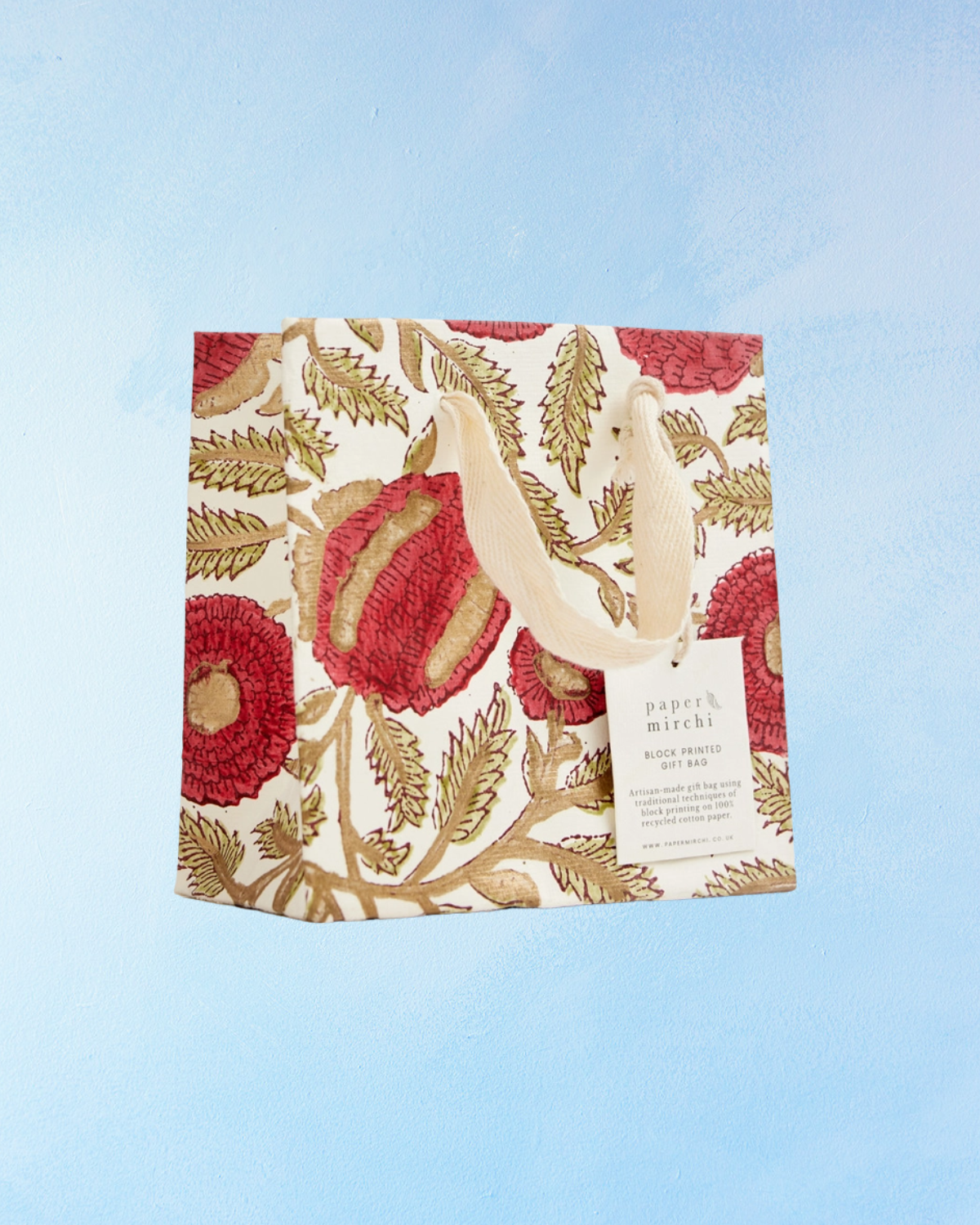 small gift bag - scarlet (multiple styles)