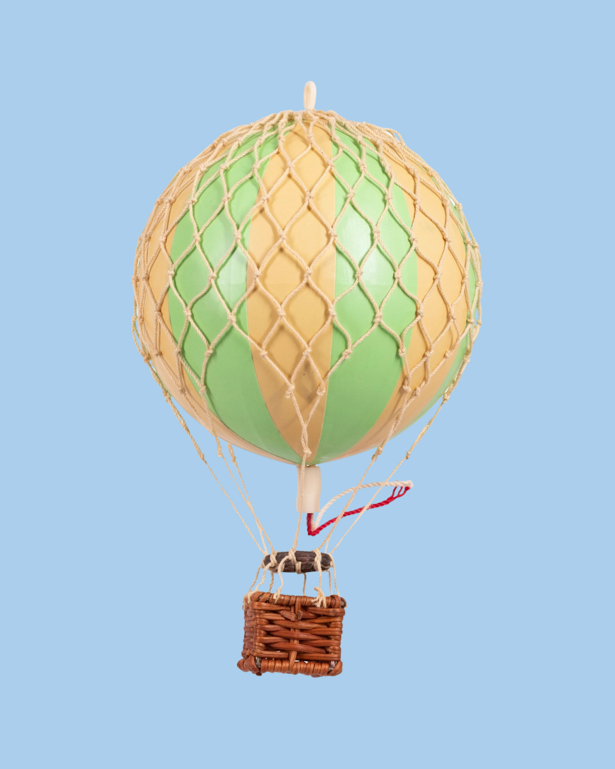 decorative air balloon  - medium - green wide stripe