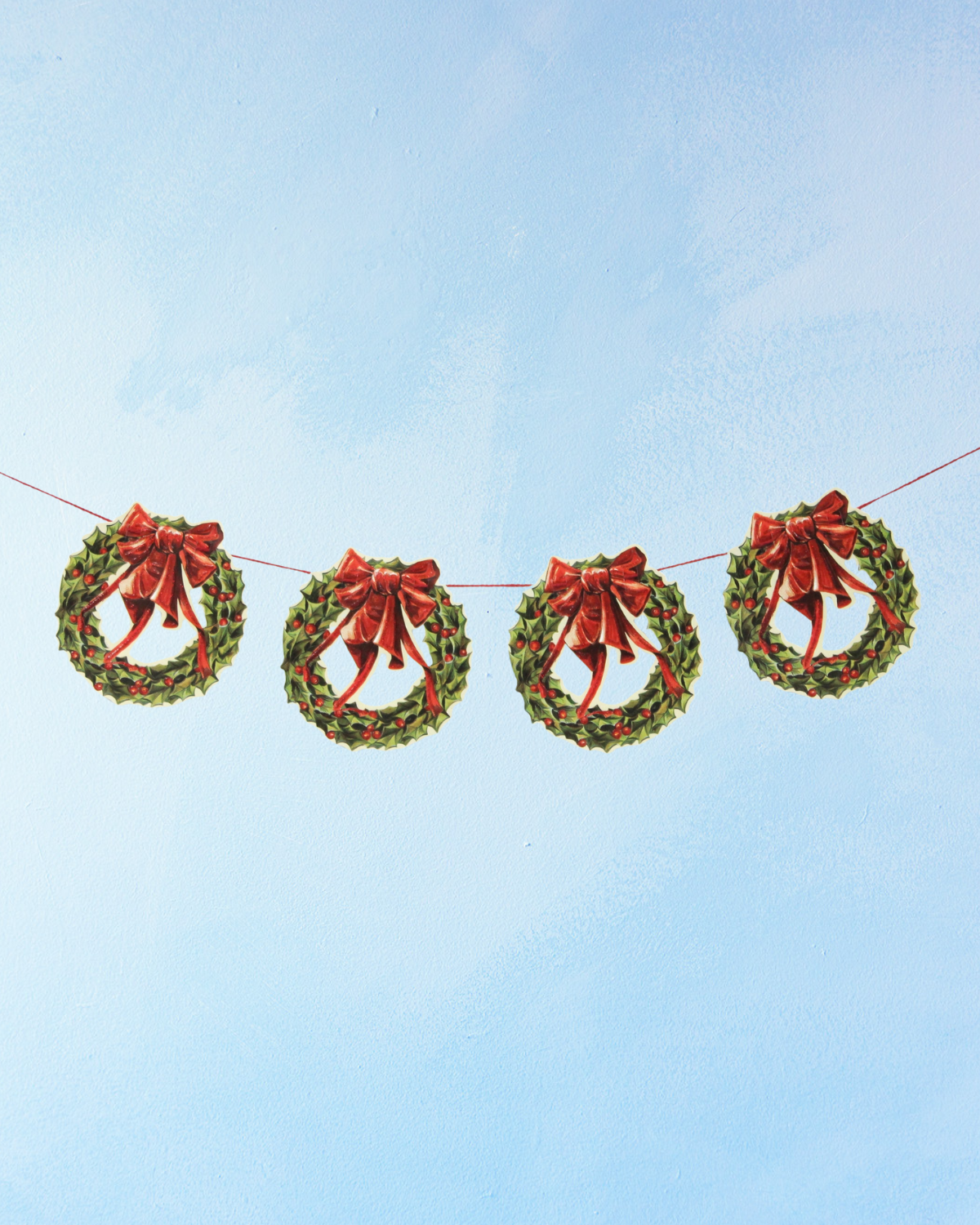garland - glittered wreath