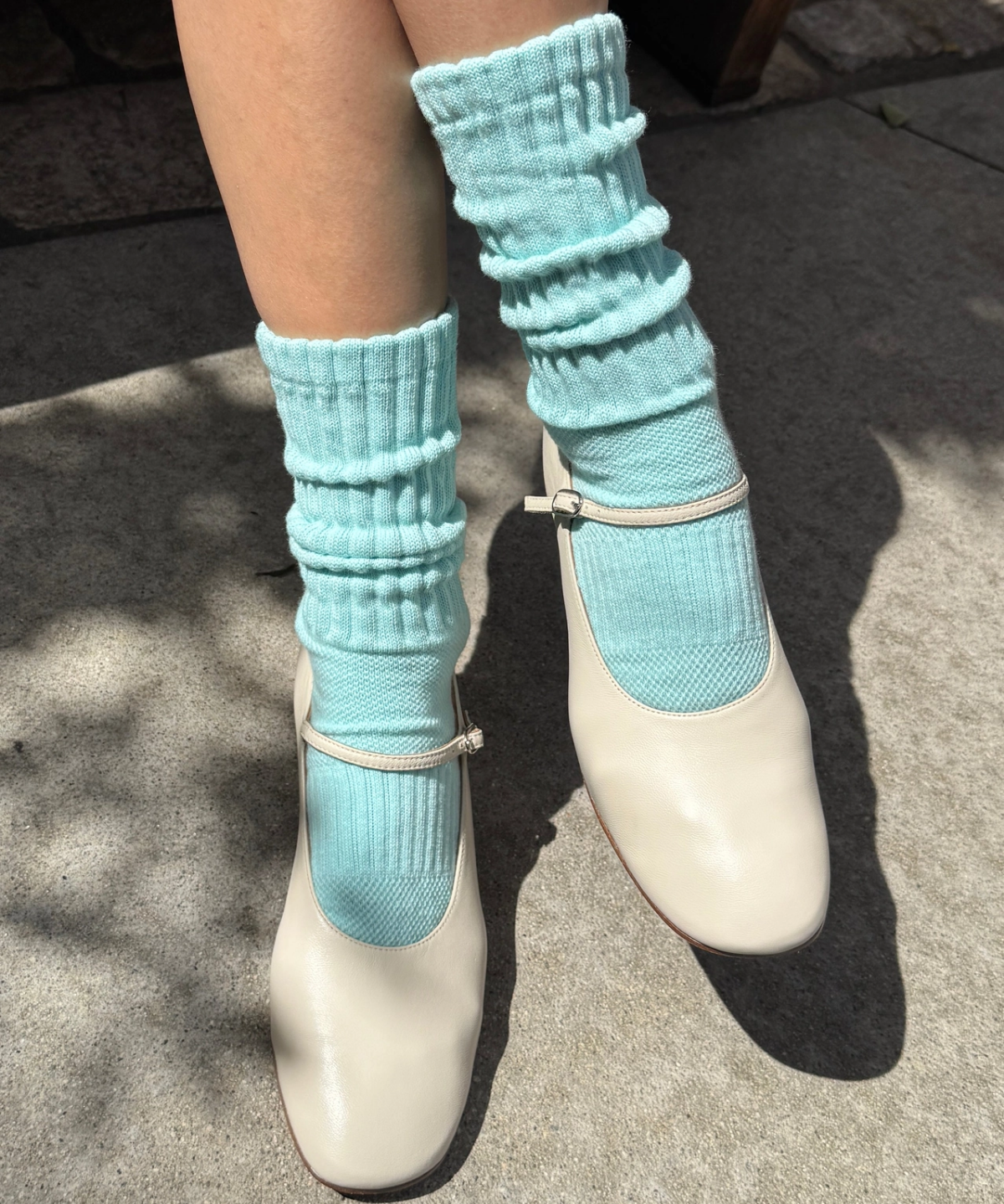 socks - ballet - aqua