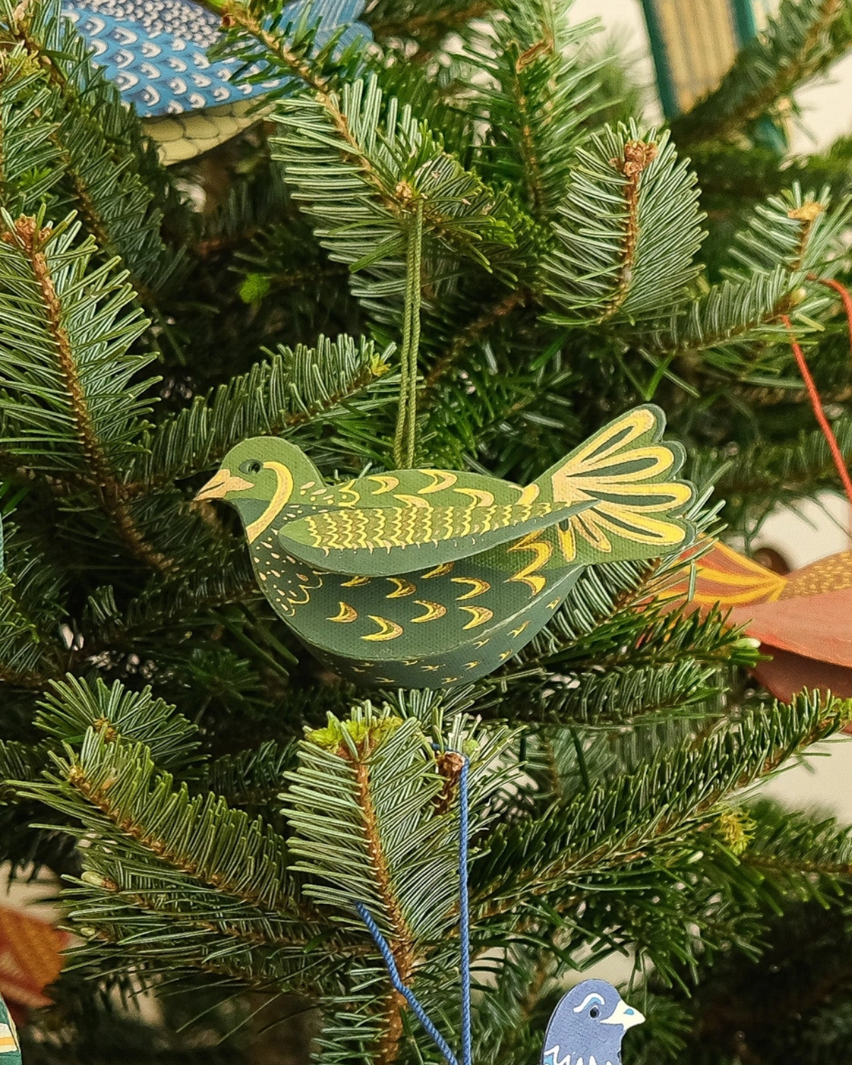 ornament - paper partridge