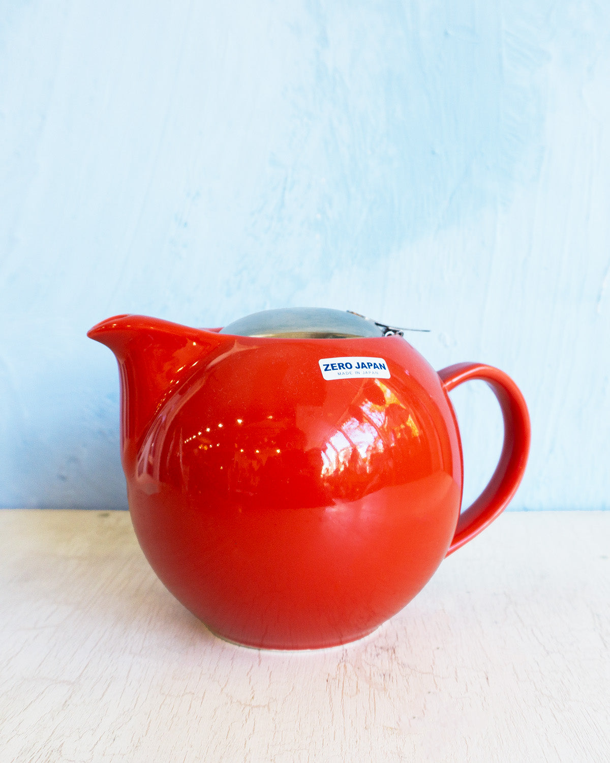 ceramic teapot - tomato (34oz)