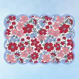 notecard set - scalloped liberty florals