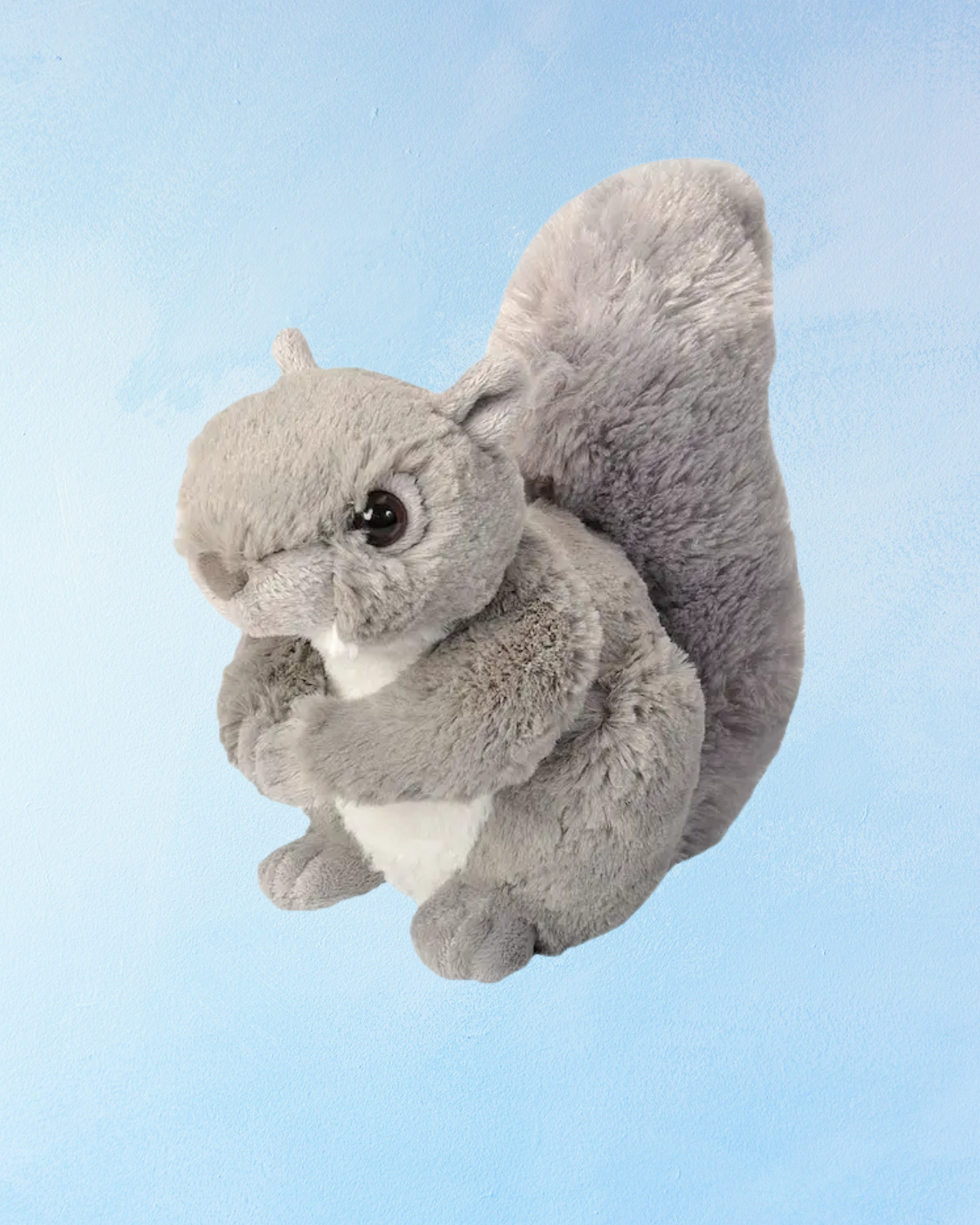 stuffed animal - grey squirrel