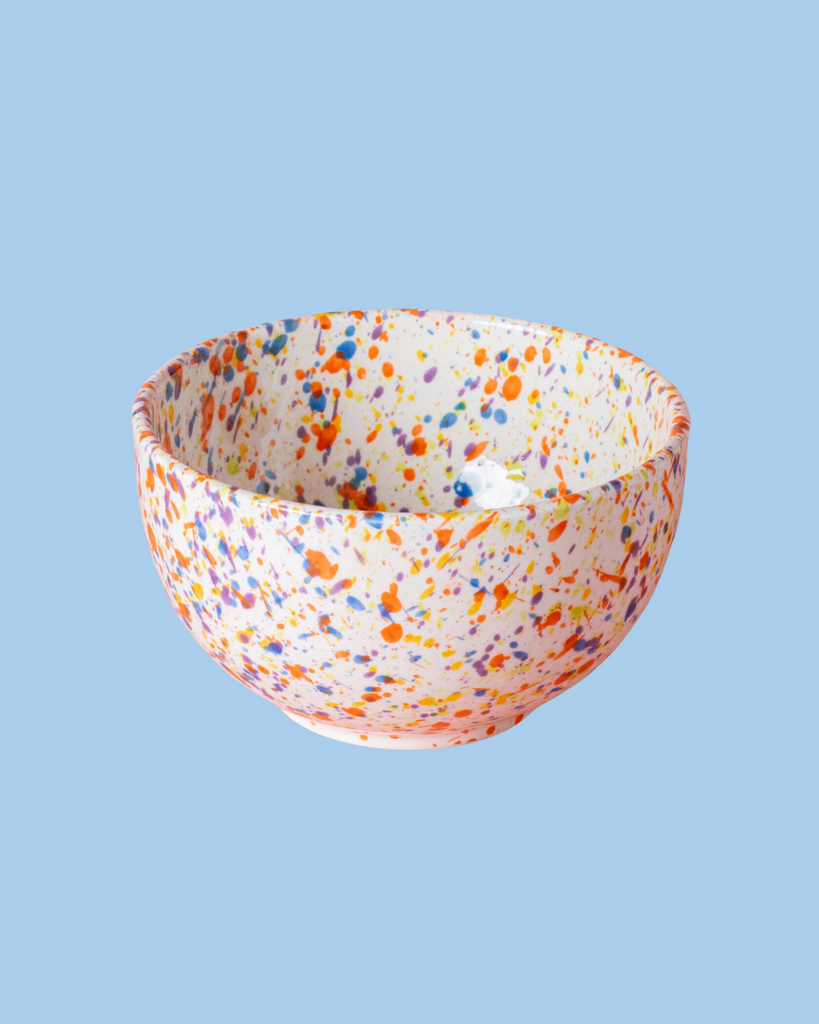 ceramic bowl - speckled confetti