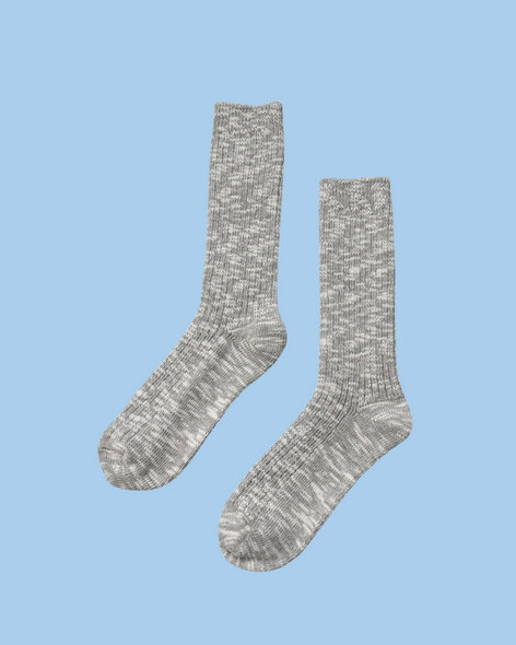 socks - heather grey cottage