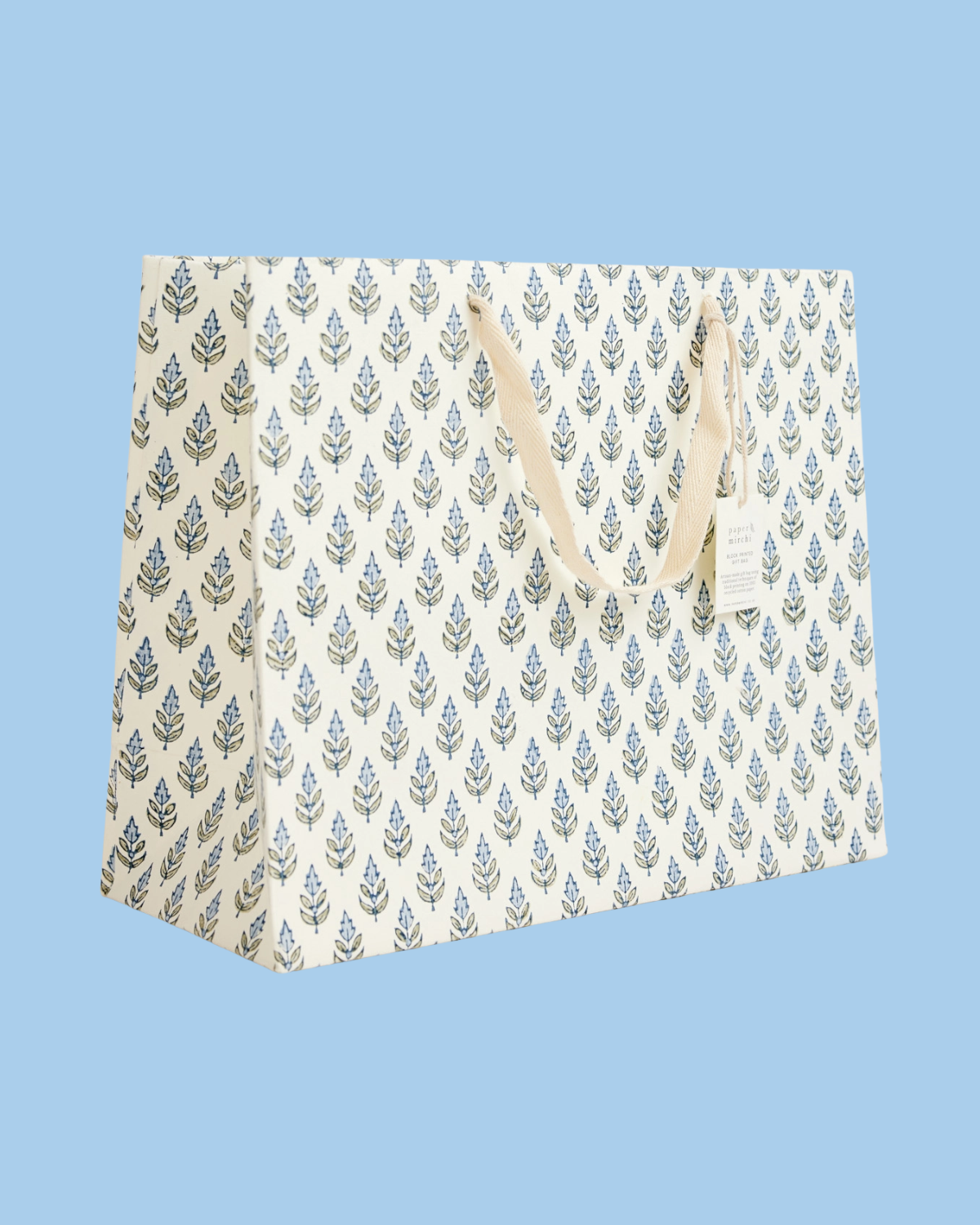 large gift bag - blue stone (multiple styles)