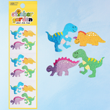 sticker sheet - sparkly dinosaurs