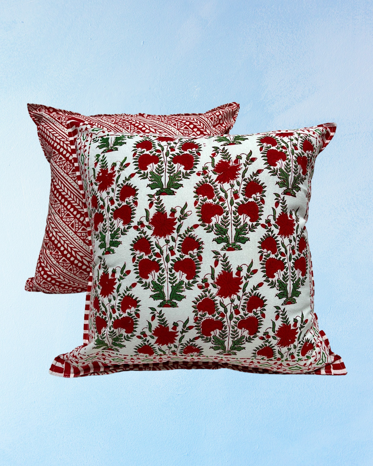 pillow - firecracker flower (insert included)