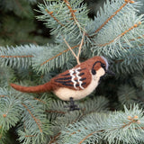 ornement - oiseau en feutre (plusieurs modèles)