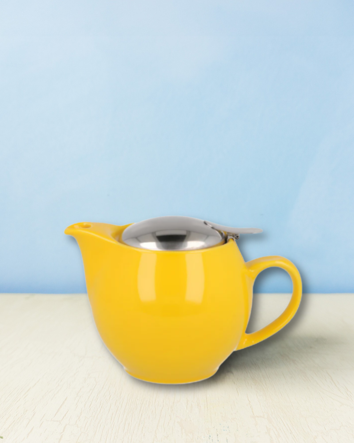 ceramic teapot - yellow pepper (15oz)