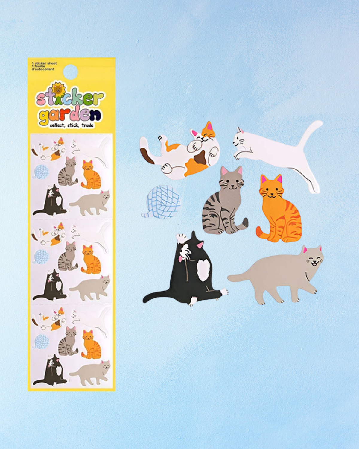 sticker sheet - cats