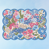 notecard set - scalloped liberty florals