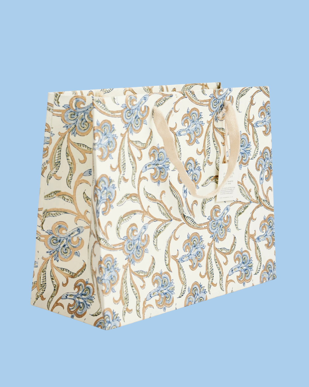 large gift bag - blue stone (multiple styles)