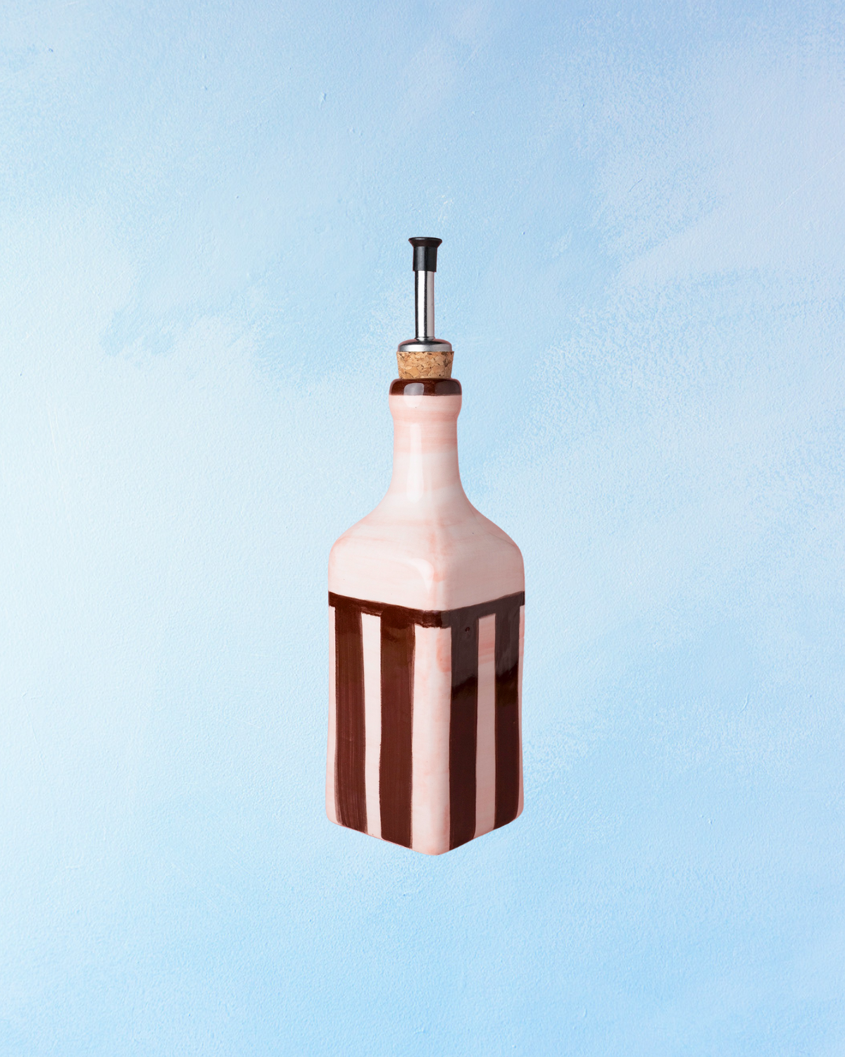ceramic oil dispenser - chocolate