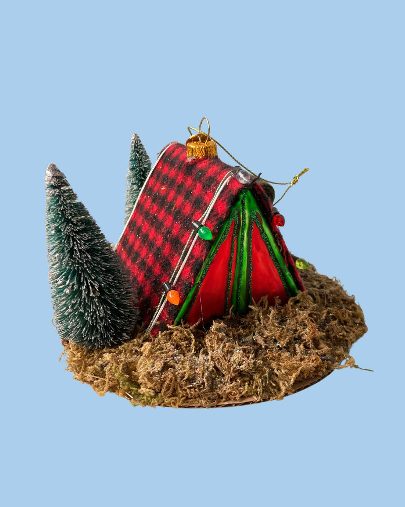 ornament - camping tent