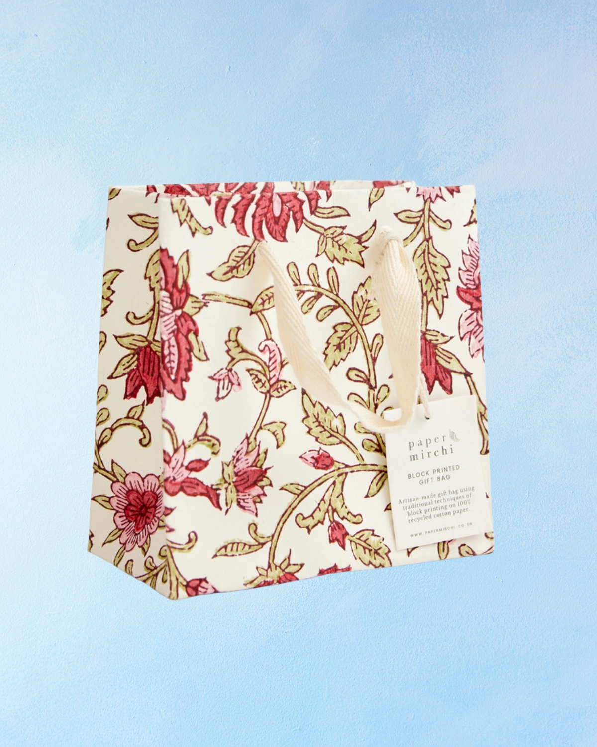 small gift bag - scarlet (multiple styles)