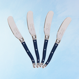 four piece spreader knife set - navy