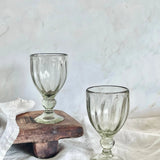 glassware - hand-blown fluted wine glass
