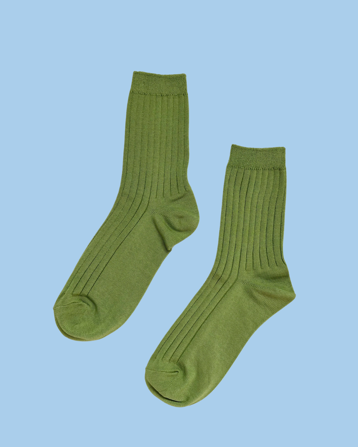 socks - her cotton ribbed - cactus